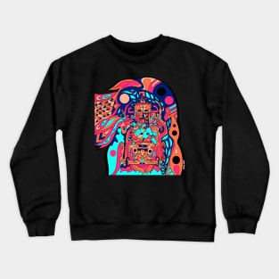 psychodelic astronaut ecopop Crewneck Sweatshirt